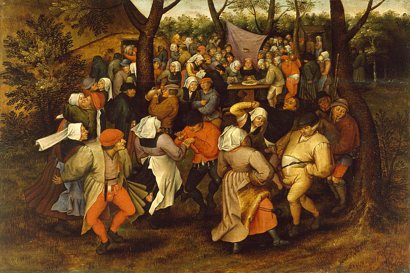 800px-Pieter_Bruegel_II_-_Peasant_Wedding_Dance_-_Walters_37364