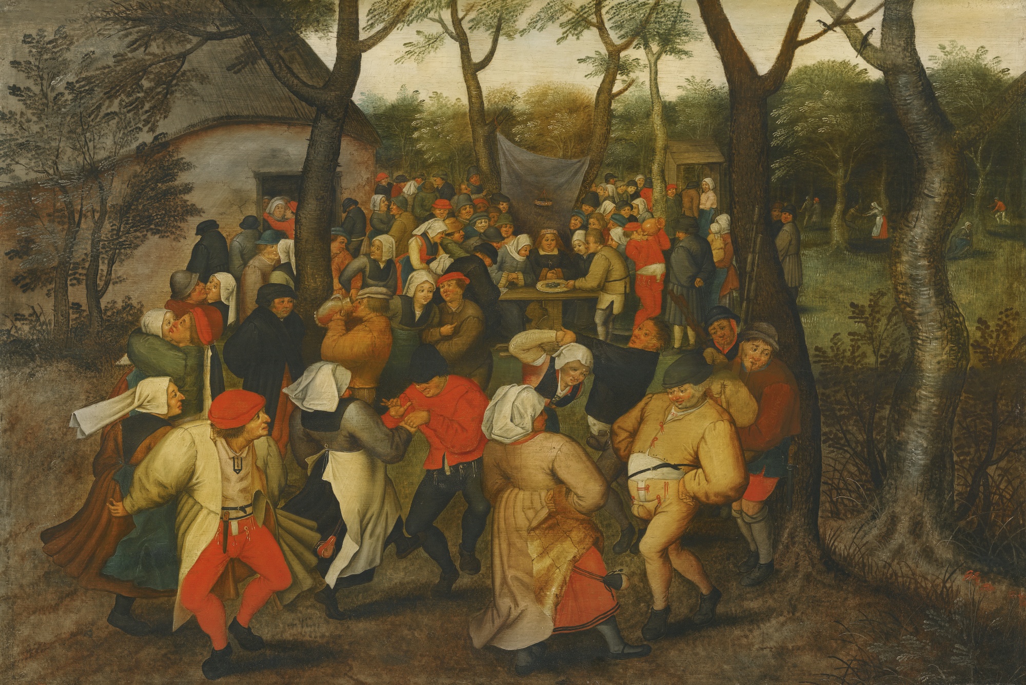 PIETER BRUEGHEL THE YOUNGEr outside peasant dance